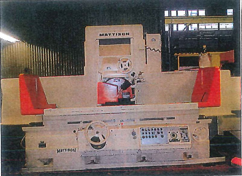 Mattison 24 x 72 Surface Grinder, Machine ID: 7032